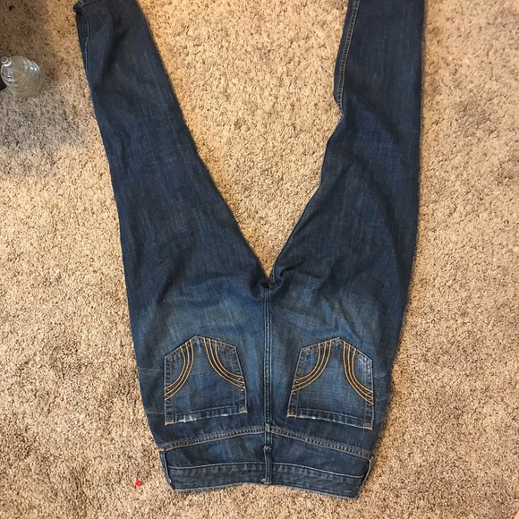 Cropped dark wash hollister denim - Picture 2 of 3